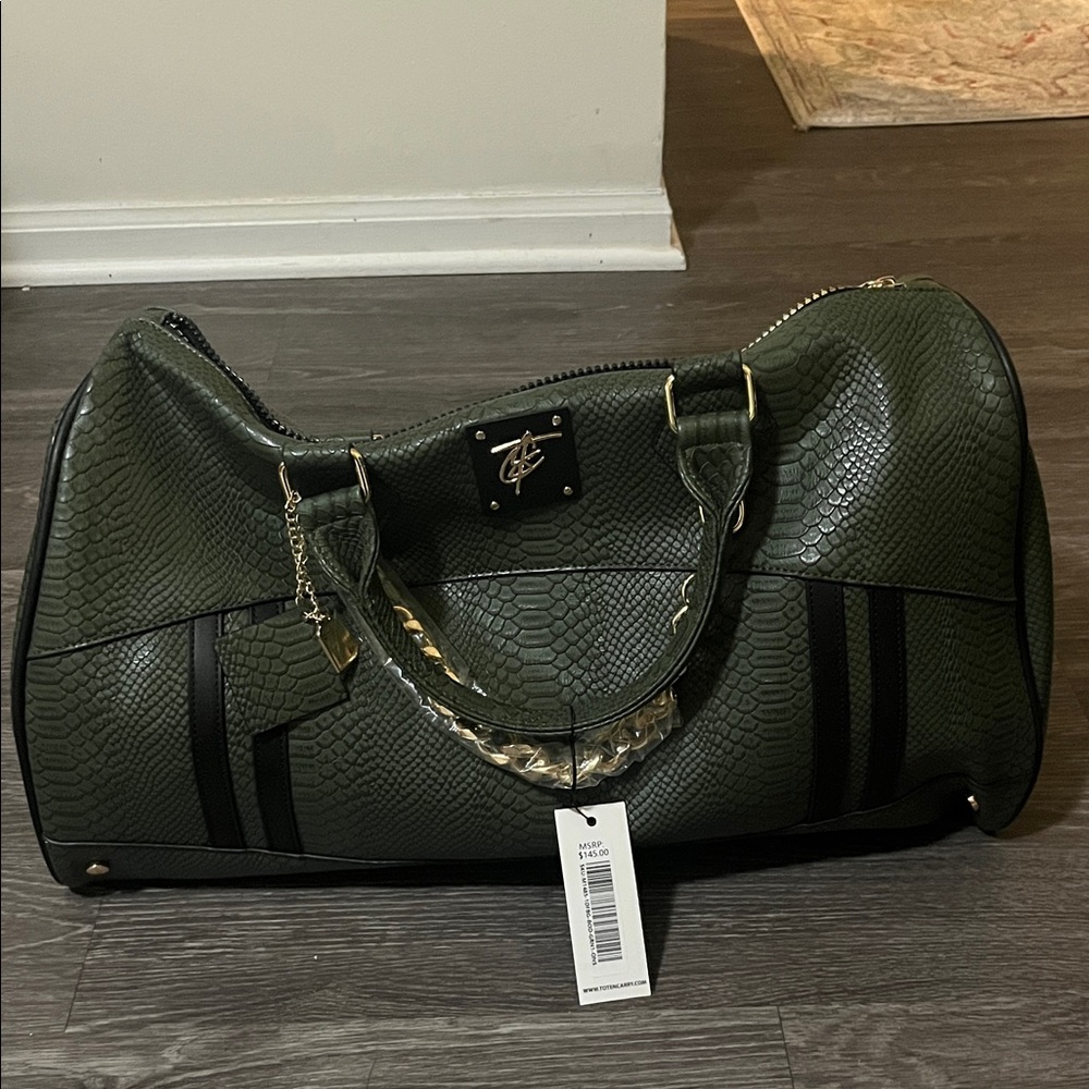 Elegant Green Tote Bag
